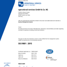 Zertifikat ISO 9001 2015 (EN)