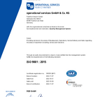 Zertifikat ISO 9001 2015 (EN)